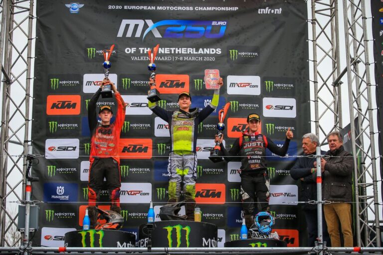 Adamo sul podio EMX250 a Valkenswaard, weekend in salita in MX2