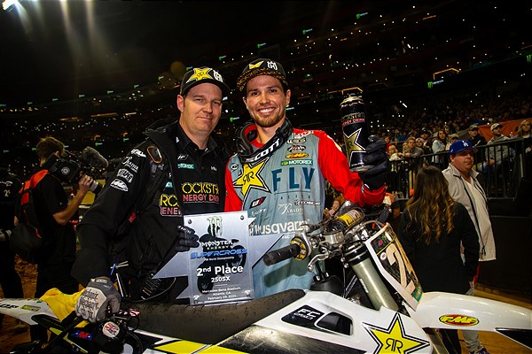 AMA Supercross Atlanta: Hampshire secondo, serata dura per Husqvarna in 450