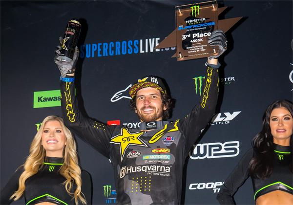 AMA Supercross Glendale: doppio podio Husqvarna con Anderson e Mosiman