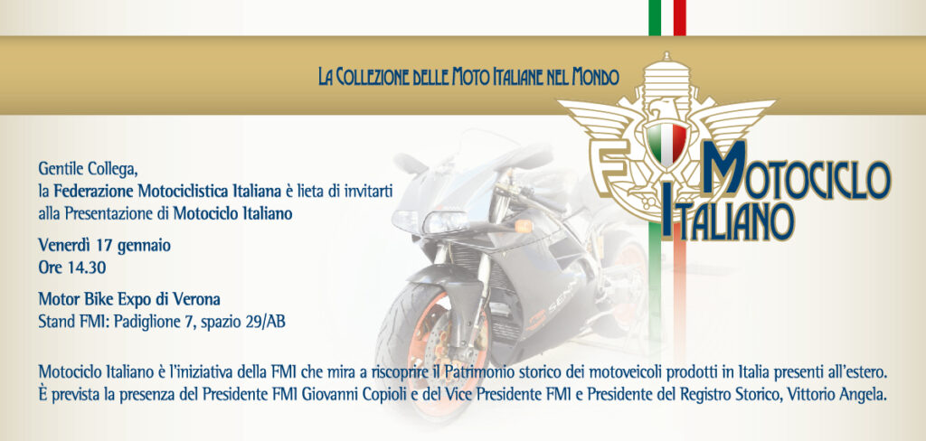 Nuovi appuntamenti moto: l’invito non è più disponibile