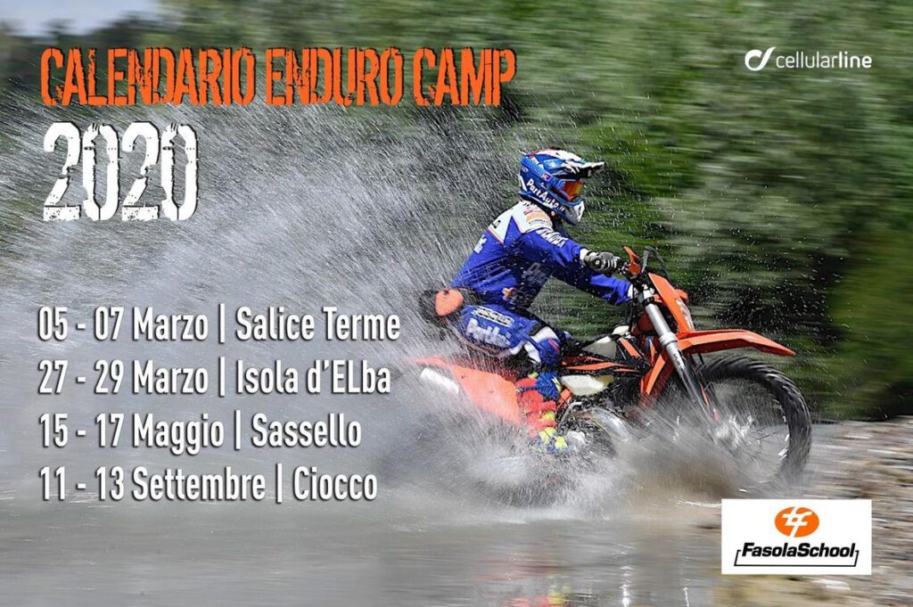 Enduro Camp 2020: al via i corsi off-road con Fabio Fasola