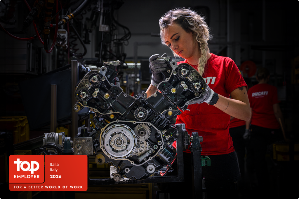 Ducati Top Employer Italia per il dodicesimo anno consecutivo