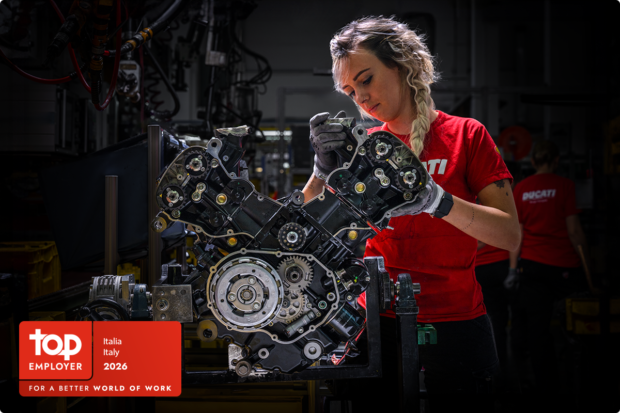 Ducati Top Employer Italia per il dodicesimo anno consecutivo