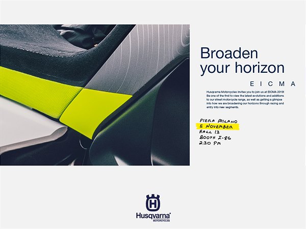 Husqvarna Motorcycles prepara novità stradali a EICMA 2019