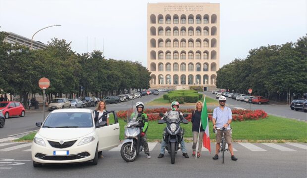 Mobility Test a Roma, moto e ciclomotori battono tutti nel traffico