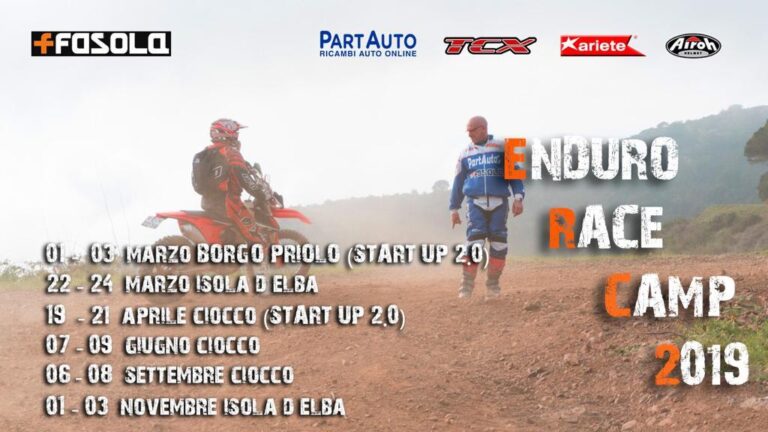 Enduro, Adventure e Scrambler Camp: al via la stagione 2019