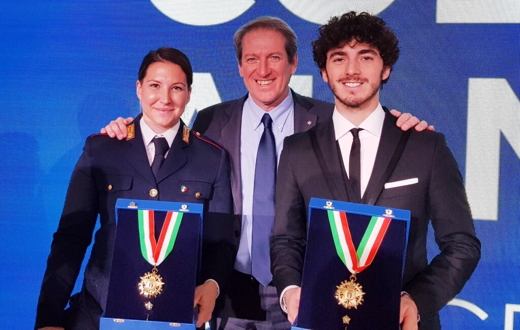Collare d’Oro CONI a Bagnaia e Fontanesi, il motociclismo in vetrina