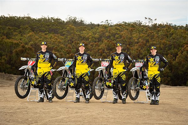 Husqvarna svela il team Rockstar Energy per l’off-road USA 2019