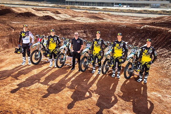 Husqvarna svela il team Rockstar Energy per l’AMA Supercross 2019