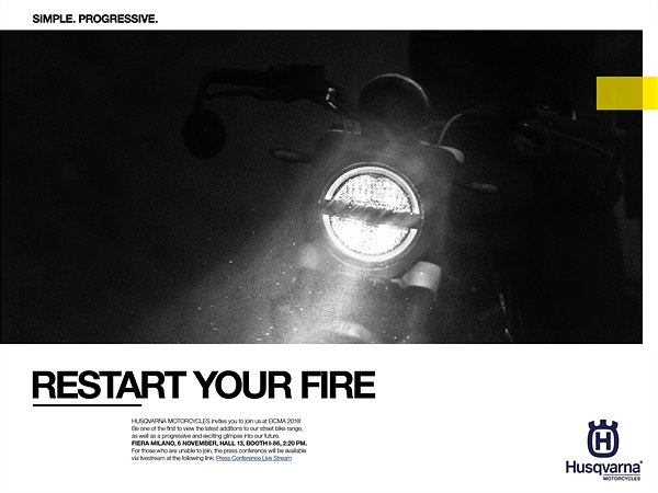 Husqvarna prepara due novità Real Street per EICMA 2018