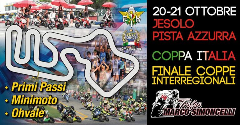 Coppa Italia Junior Minimoto e Ohvale chiude la stagione a Jesolo