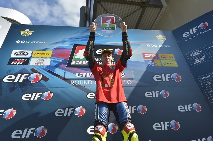 ELF CIV Mugello: Zannoni campione Moto3, Ferrari nuovo leader SBK