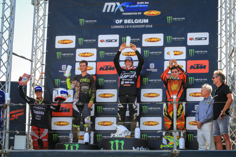 Lommel, trionfo italiano: Guadagnini vince l’Europeo 125, Bonacorsi terzo
