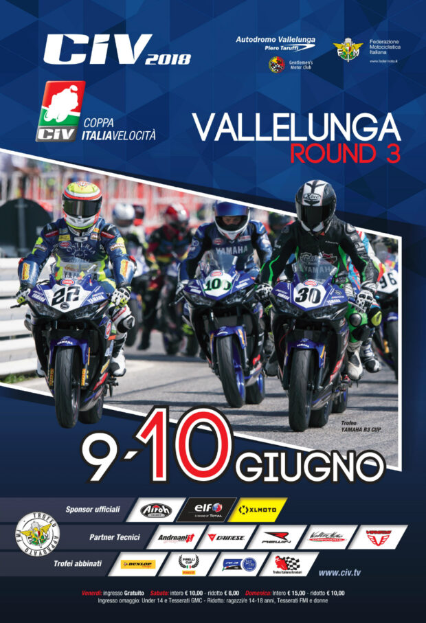 Coppa Italia Velocità a Vallelunga: 300 piloti e 13 gare spettacolari