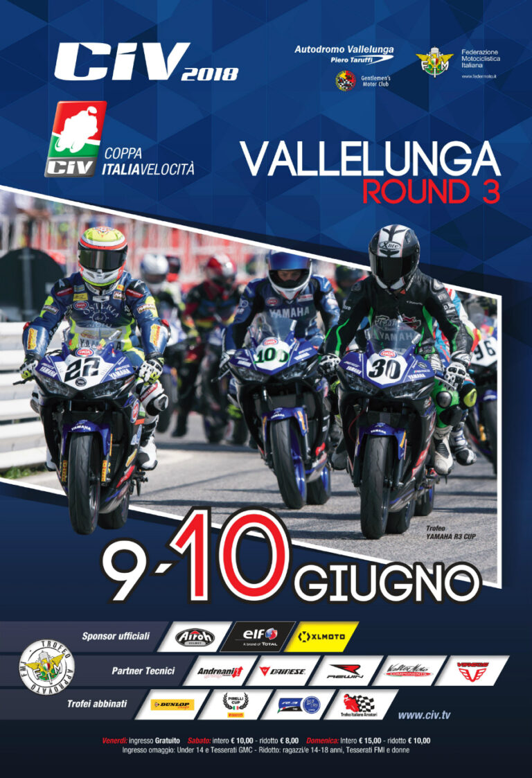 Coppa Italia Velocità a Vallelunga: 300 piloti e 13 gare spettacolari