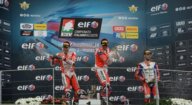 ELF CIV Mugello: Pirro domina in SBK, Nepa show in Moto3