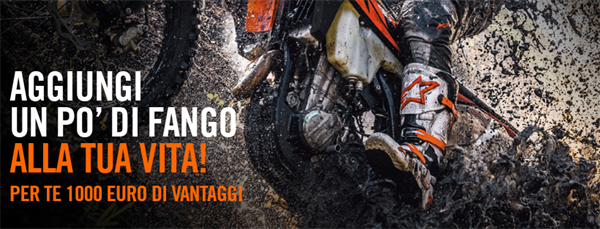 KTM Dirty Winter: 1.000 euro di vantaggi su SX-F ed EXC-F