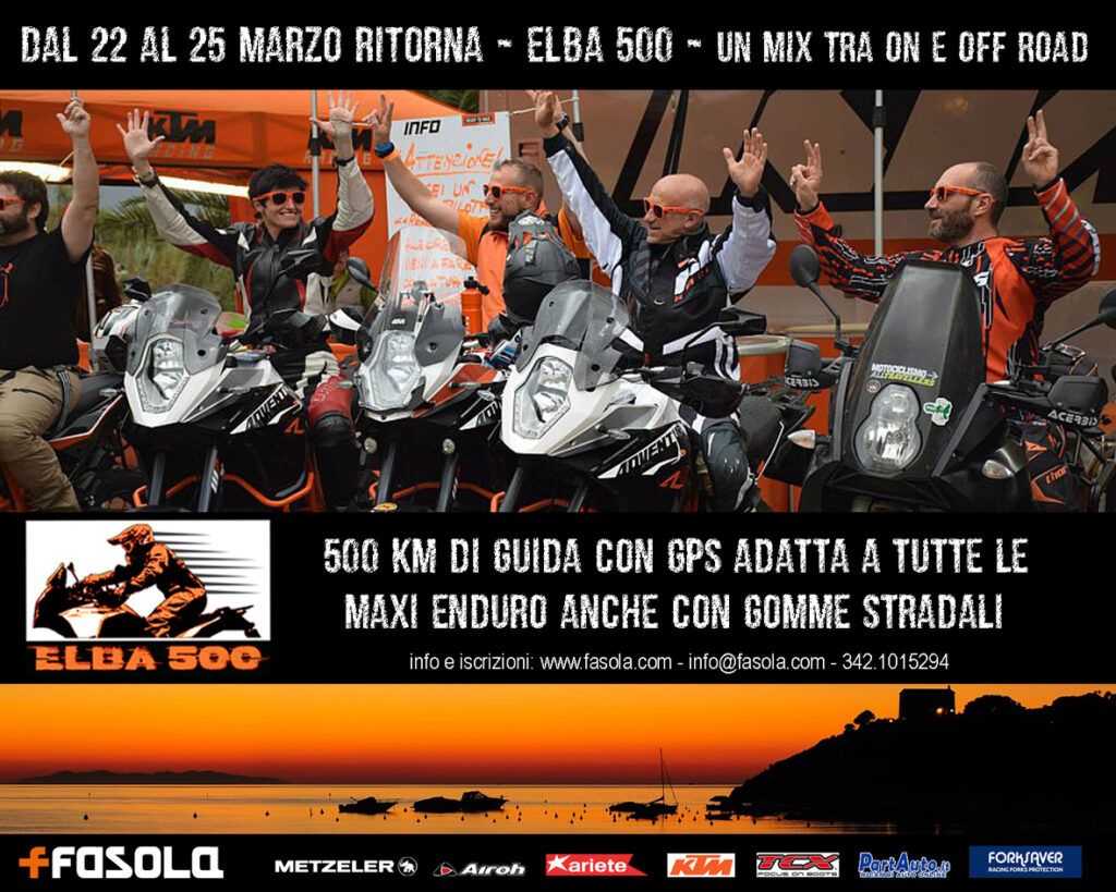 Elba 500, il rally maxi-enduro di Fabio Fasola torna sui sentieri dell’isola