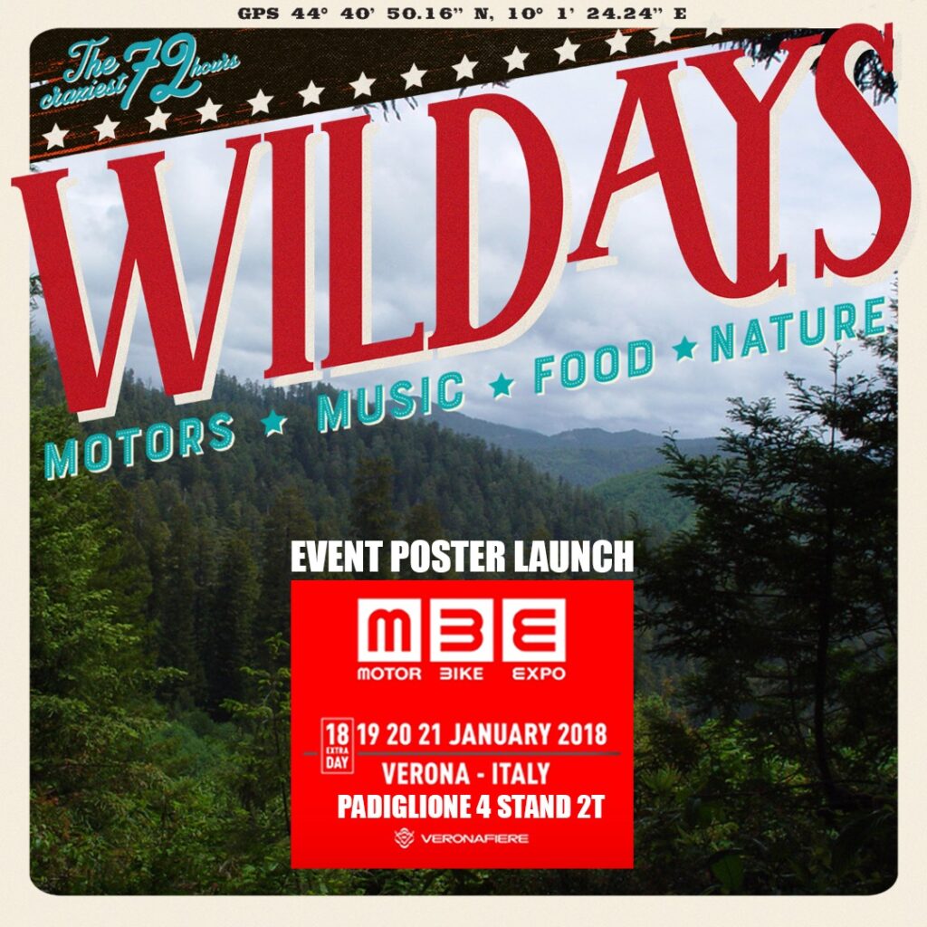 Wildays 2018 si presenta al Motor Bike Expo di Verona