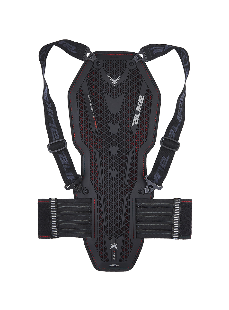 Nuovi paraschiena Alike Netshape, sicurezza livello 2 made in Italy