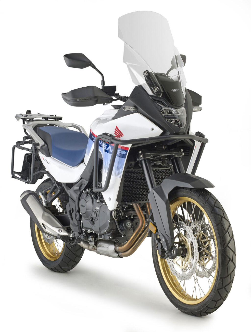 Honda XL750 Transalp 2023, l’allestimento Kappa per viaggiare