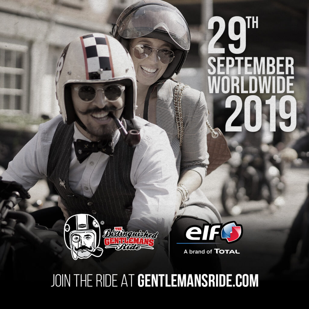 ELF affianca il Distinguished Gentleman’s Ride 2019
