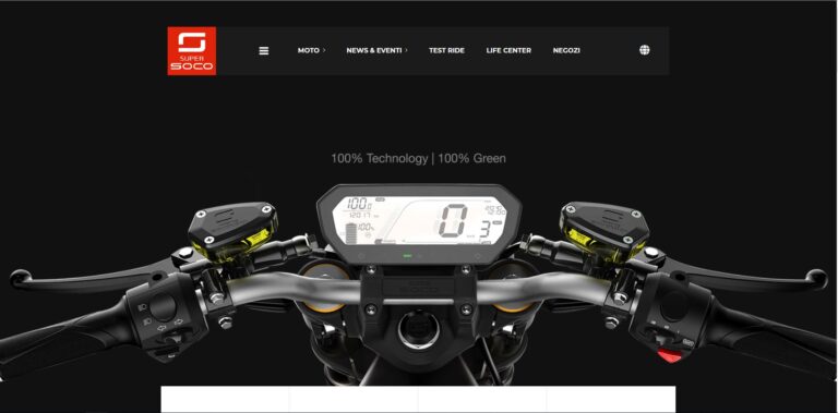 Super Soco lancia il sito italiano e prepara i test ride TC Max