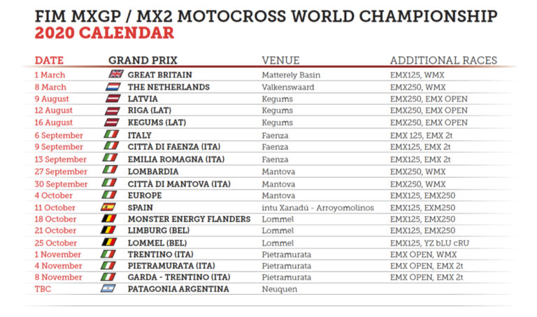 MXGP Mantova: tre Gran Premi in nove giorni