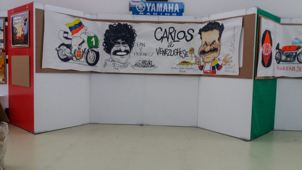 Museo Poggi, in mostra le vignette motociclistiche di Matitaccia