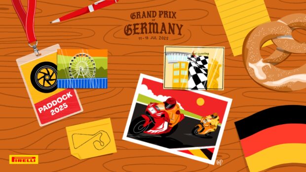 Nuova posteriore Pirelli D0922 per la Moto2 al Sachsenring