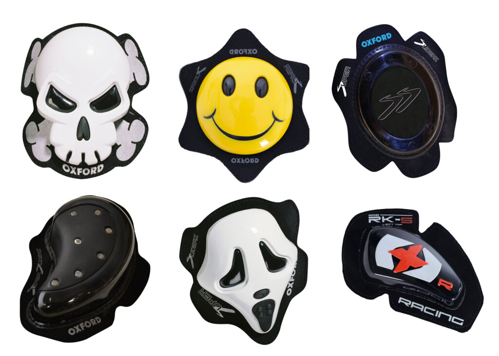 Knee sliders Oxford, protezione e stile per il ginocchio a terra