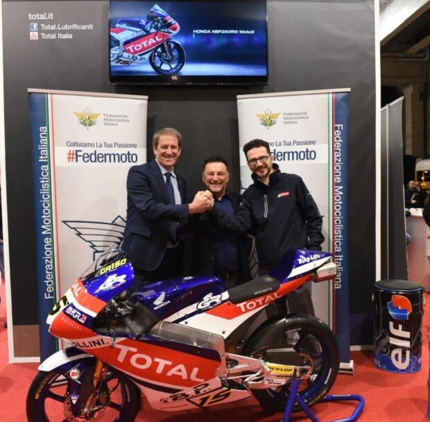 Total Italia e Gresini presentano la nuova Honda NSF250RW Moto3