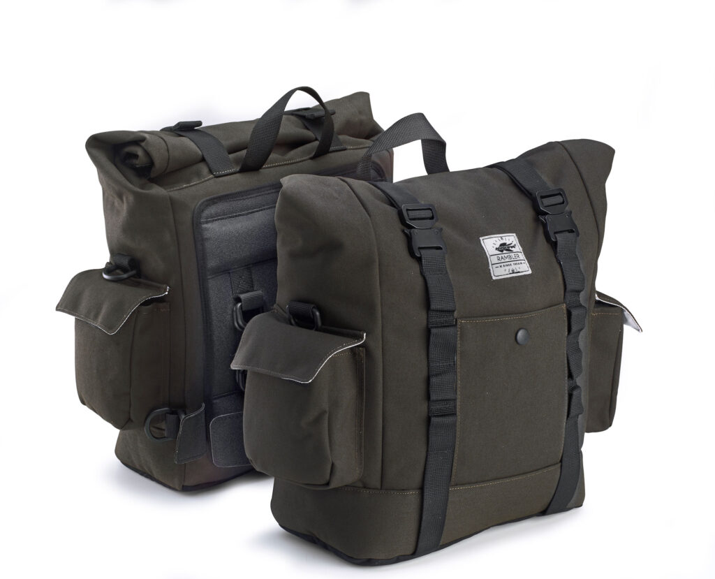 Kappa RB100RS, le borse laterali eco in Nylon riciclato