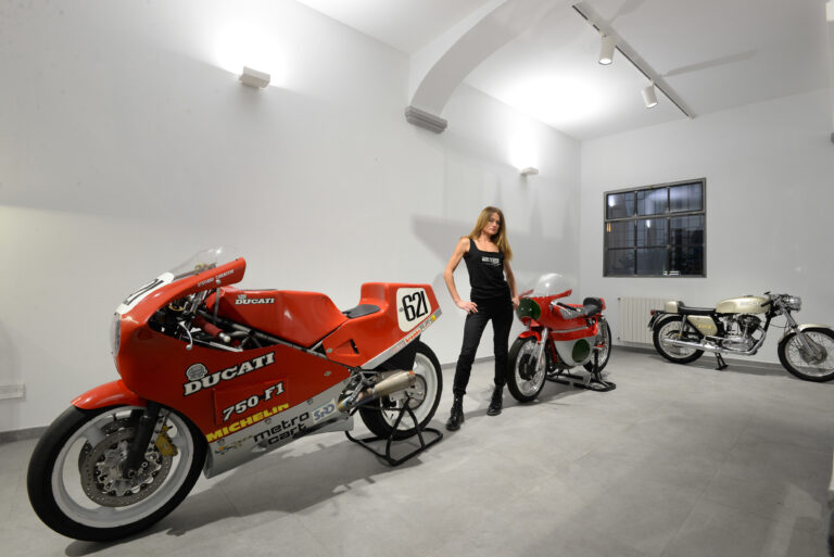 Rino’s Garage, 40 anni di Ducati nello spazio 212 a Bologna
