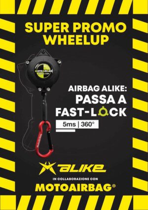 Wheelup aggiorna gli airbag Alike con il sistema Fast-Lock