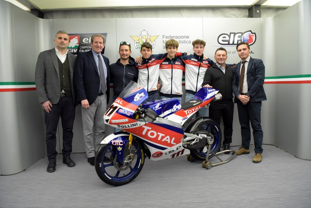 Total Italia rinnova la partnership con il Junior Team Gresini Moto3