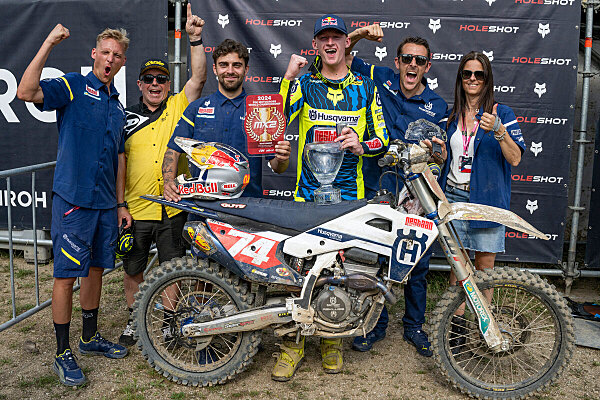 Loket sorride a Husqvarna: de Wolf vince, Coenen terzo