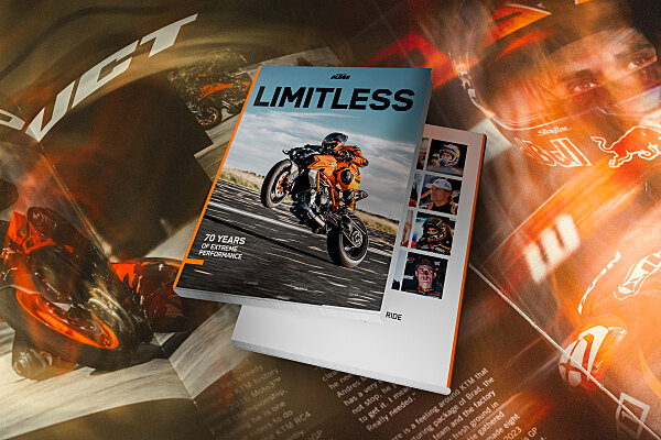 KTM festeggia 70 anni con il magazine LIMITLESS