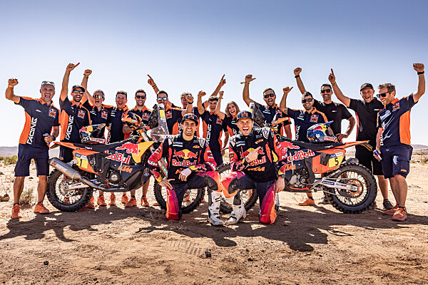 Rallye du Maroc 2024: trionfo di Sanders e doppio podio KTM