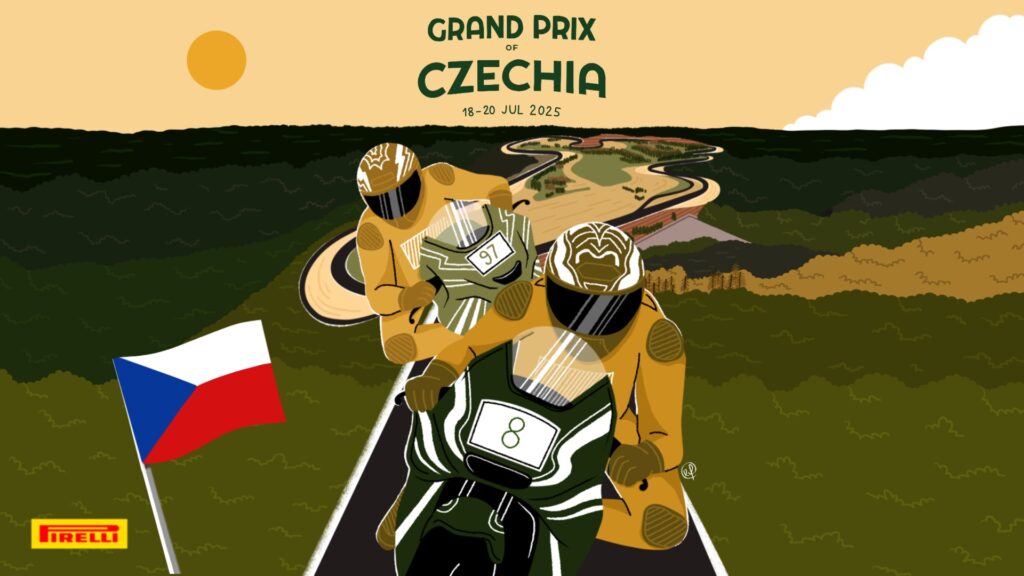 Pirelli affronta il nuovo asfalto di Brno con gomme sviluppo Moto2