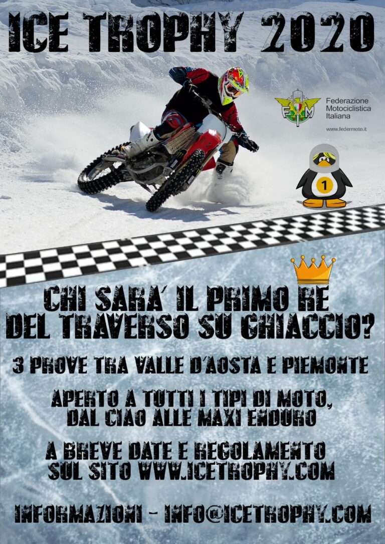 Ice Trophy, tornano le gare in moto sul ghiaccio in Piemonte e Valle d’Aosta