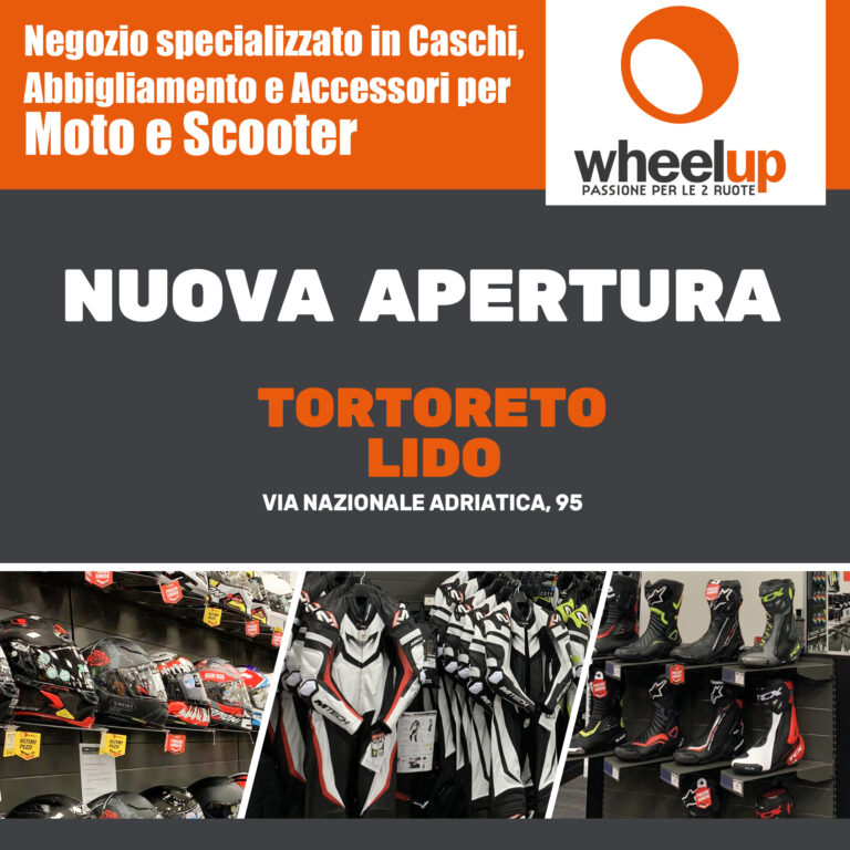 Wheelup apre il 38° megastore a Tortoreto Lido