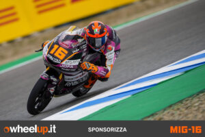 Wheelup al fianco di Andrea Migno nella stagione Moto3 2021