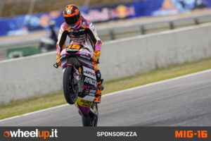 Wheelup al fianco di Andrea Migno nella stagione Moto3 2021