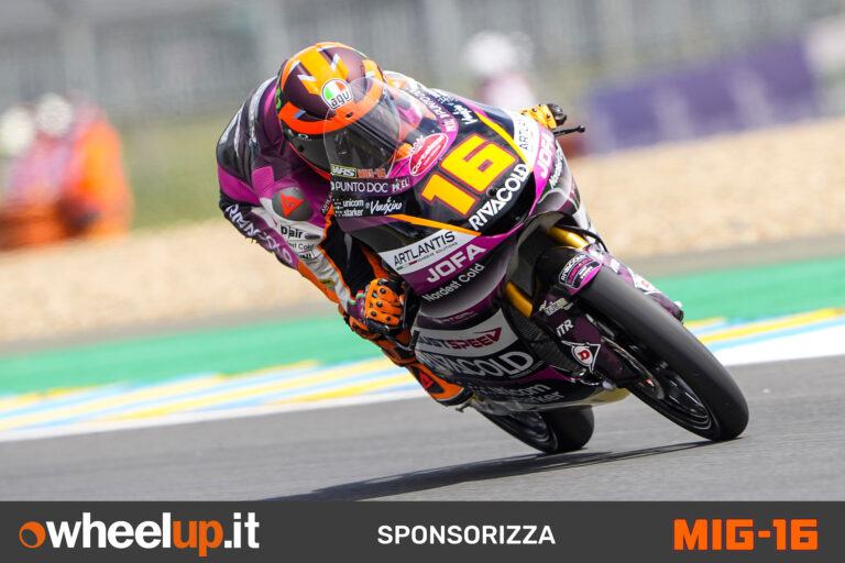 Wheelup al fianco di Andrea Migno nella stagione Moto3 2021