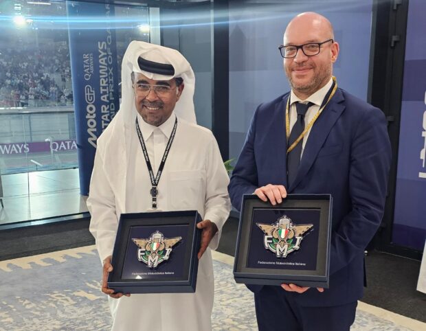 Il Presidente Fontana in visita ai team italiani in Qatar