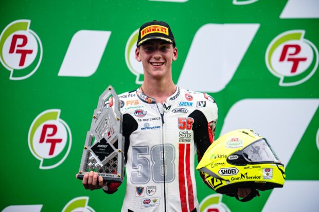 Luca Lunetta, splendida seconda piazza nel GP di Thailandia Moto3