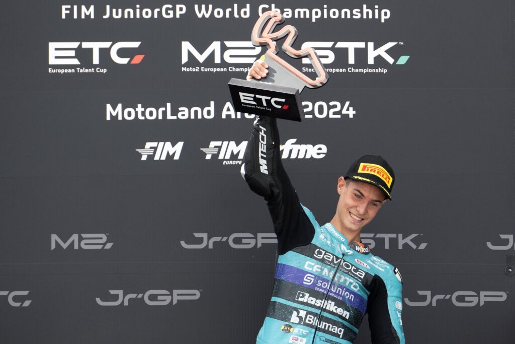 European Talent Cup: Pugliese trionfa ad Aragón e sale terzo