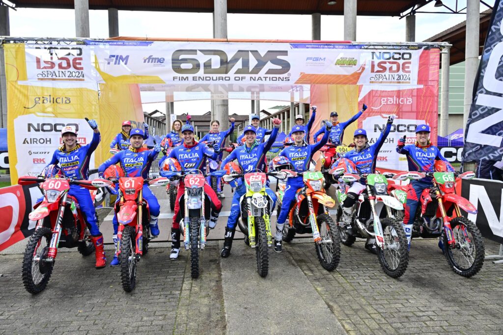 Maglia Azzurra pronta per la Sei Giorni di Enduro 2024