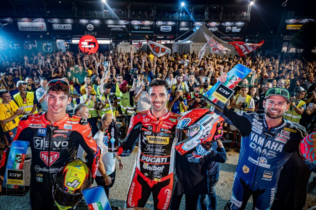 Racing Night Misano: Pirro e Taccini show sotto i riflettori